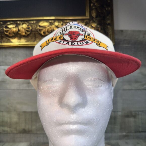 Vintage Chicago Bulls 1994 Snapback Hat Chicago Stadium Rare - Picture 11 of 16
